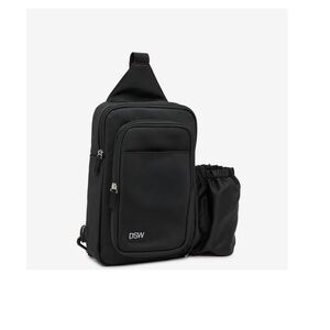 DSW Black Sling Backpack